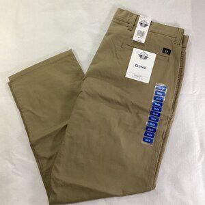 Dockers Khaki Straight Leg Reg Fit Pants 38X30 WPL423 Brand New With Tags 0438